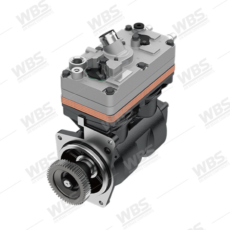 Truck Engine Parts for MERCEDES 4711303715 4711307215 Double Cylinder air Brake Compressor WBS Compressor